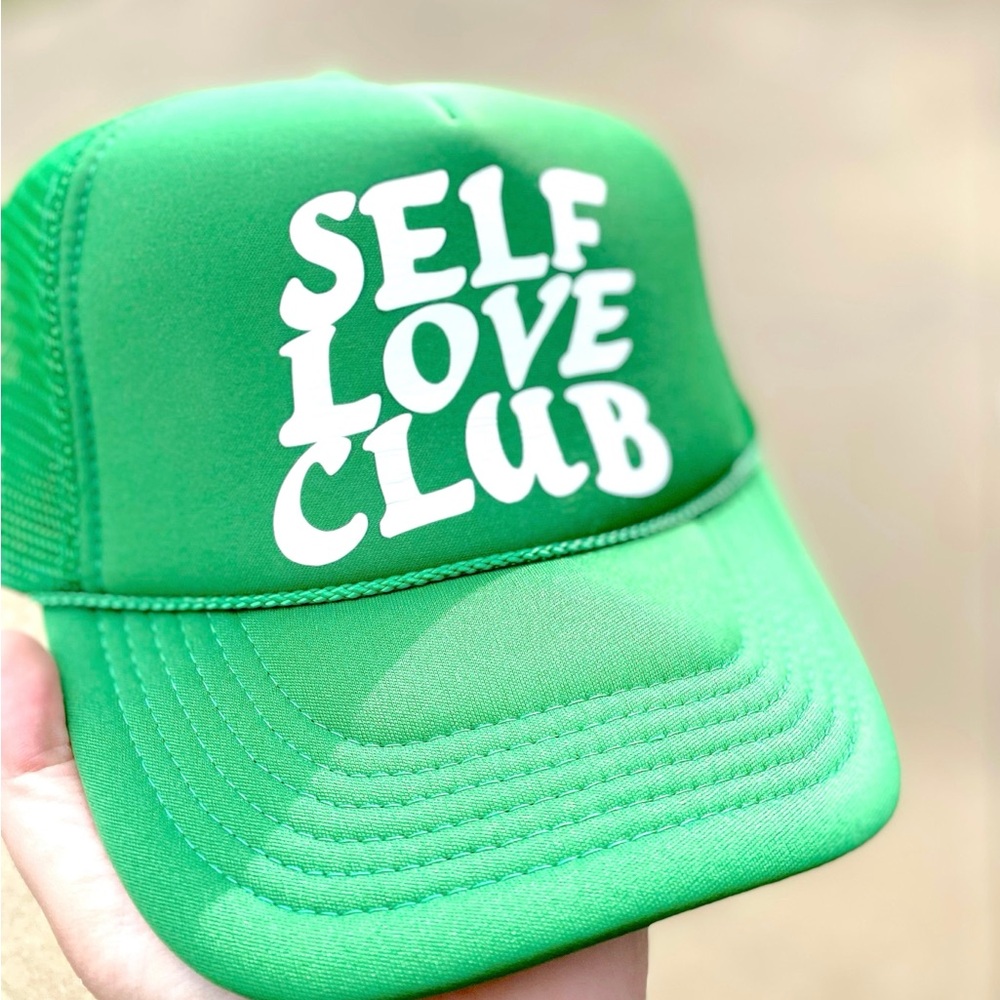 Green Self Love Club Trucker Hat